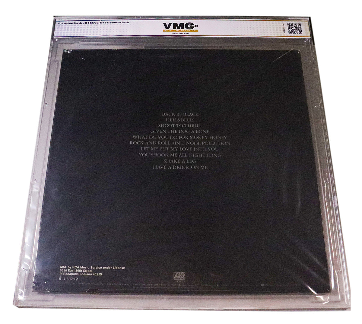 Sealed AC/DC Back In Black -club Edition