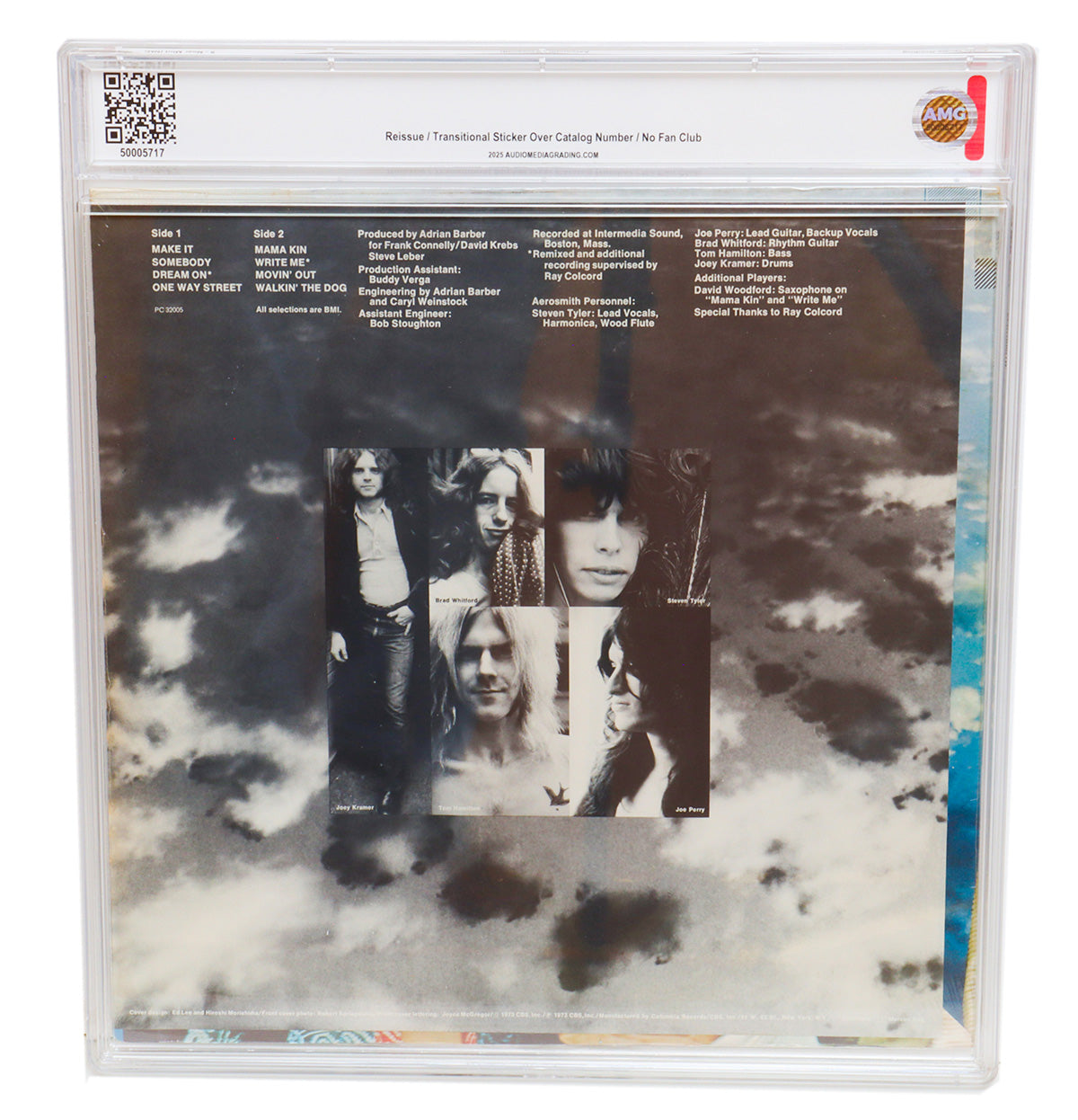 Aerosmith – Self-Titled Debut LP (1973) | Columbia KC 32005 | Sealed | AMG Grade 9 | Transitional Sticker Variant