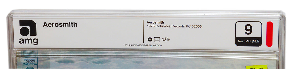 Aerosmith – Self-Titled Debut LP (1973) | Columbia KC 32005 | Sealed | AMG Grade 9 | Transitional Sticker Variant