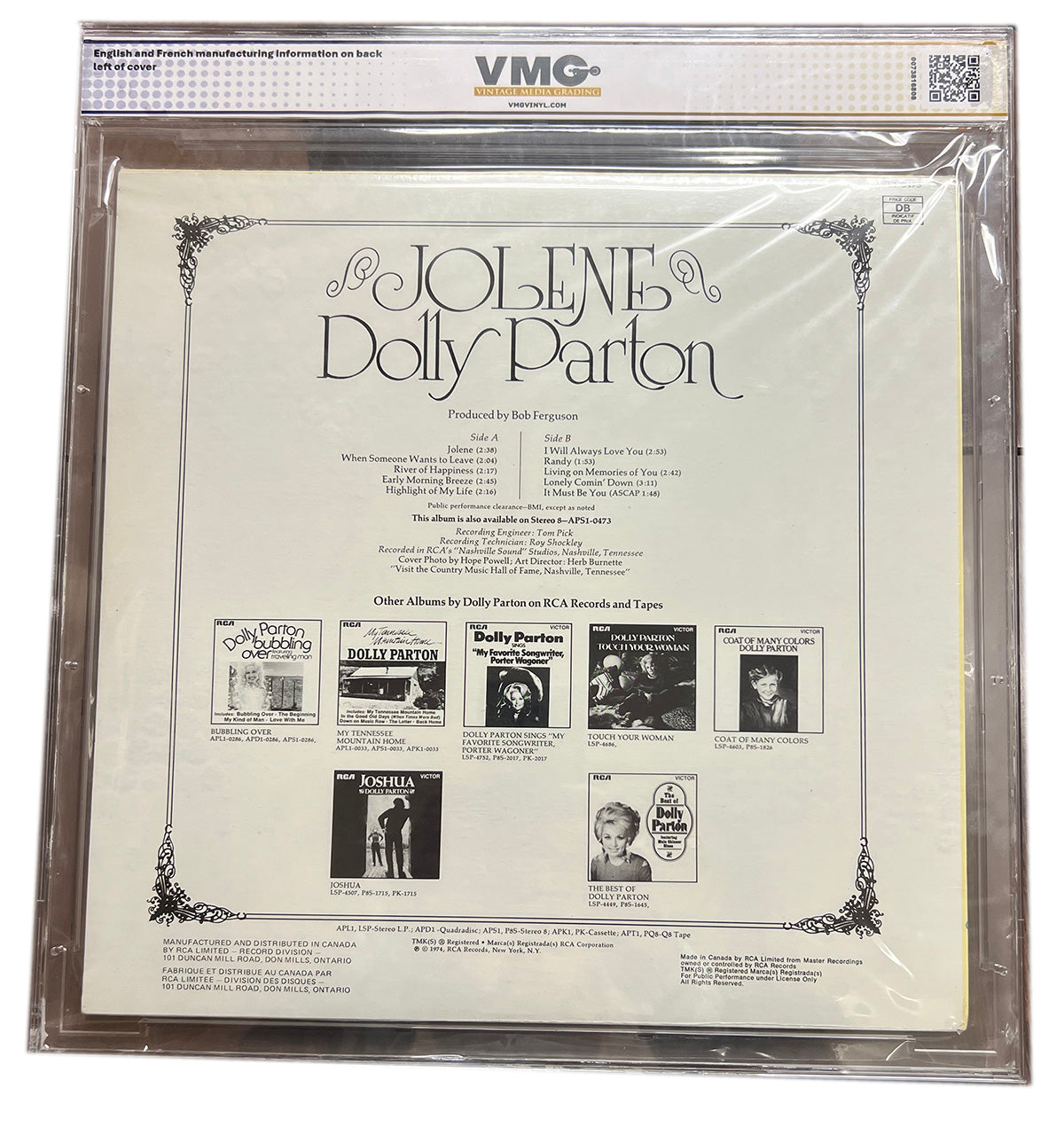 Dolly Parton - Jolene - Sealed (Reissue)