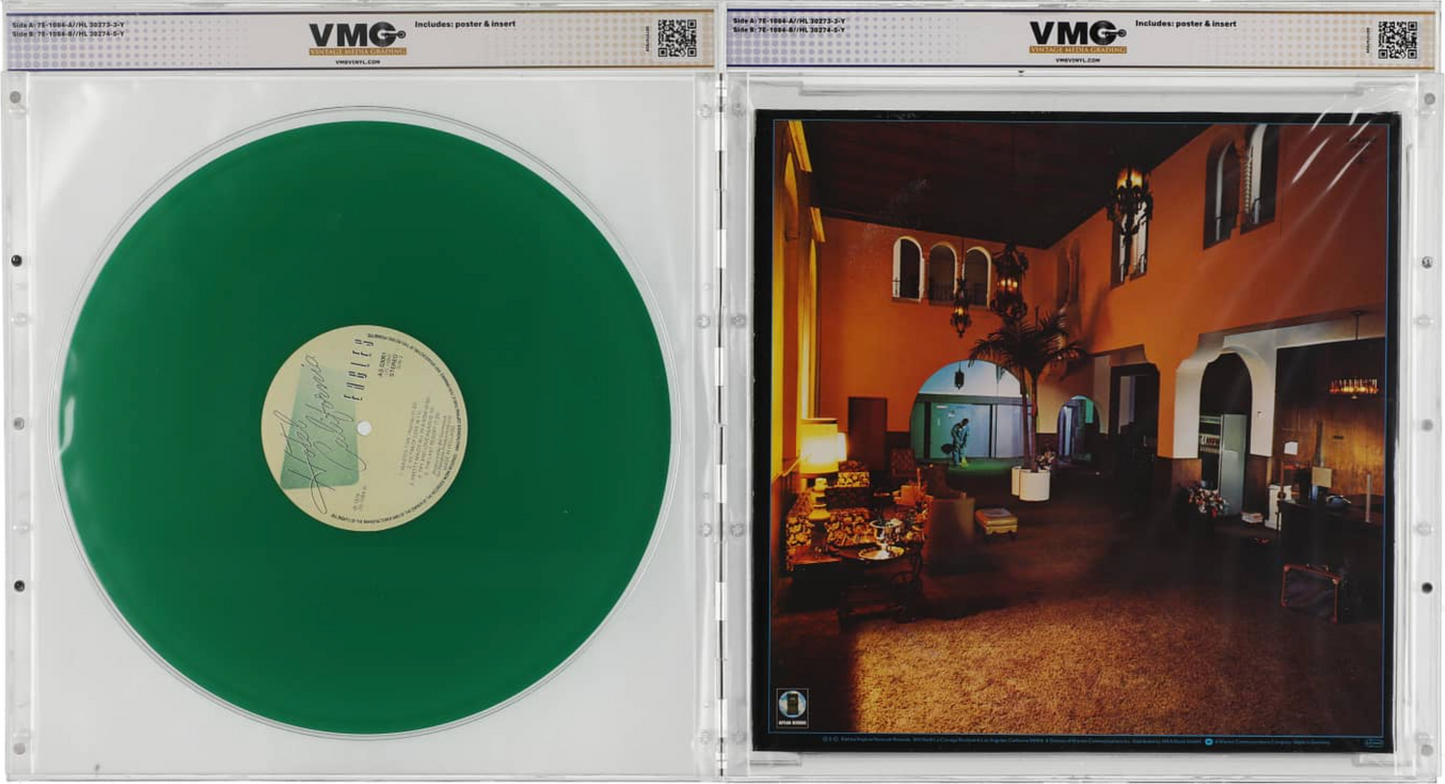 1976 Eagles – Hotel California  Vinyl Record – Stereo – Green Vinyl VMG NM 9.0