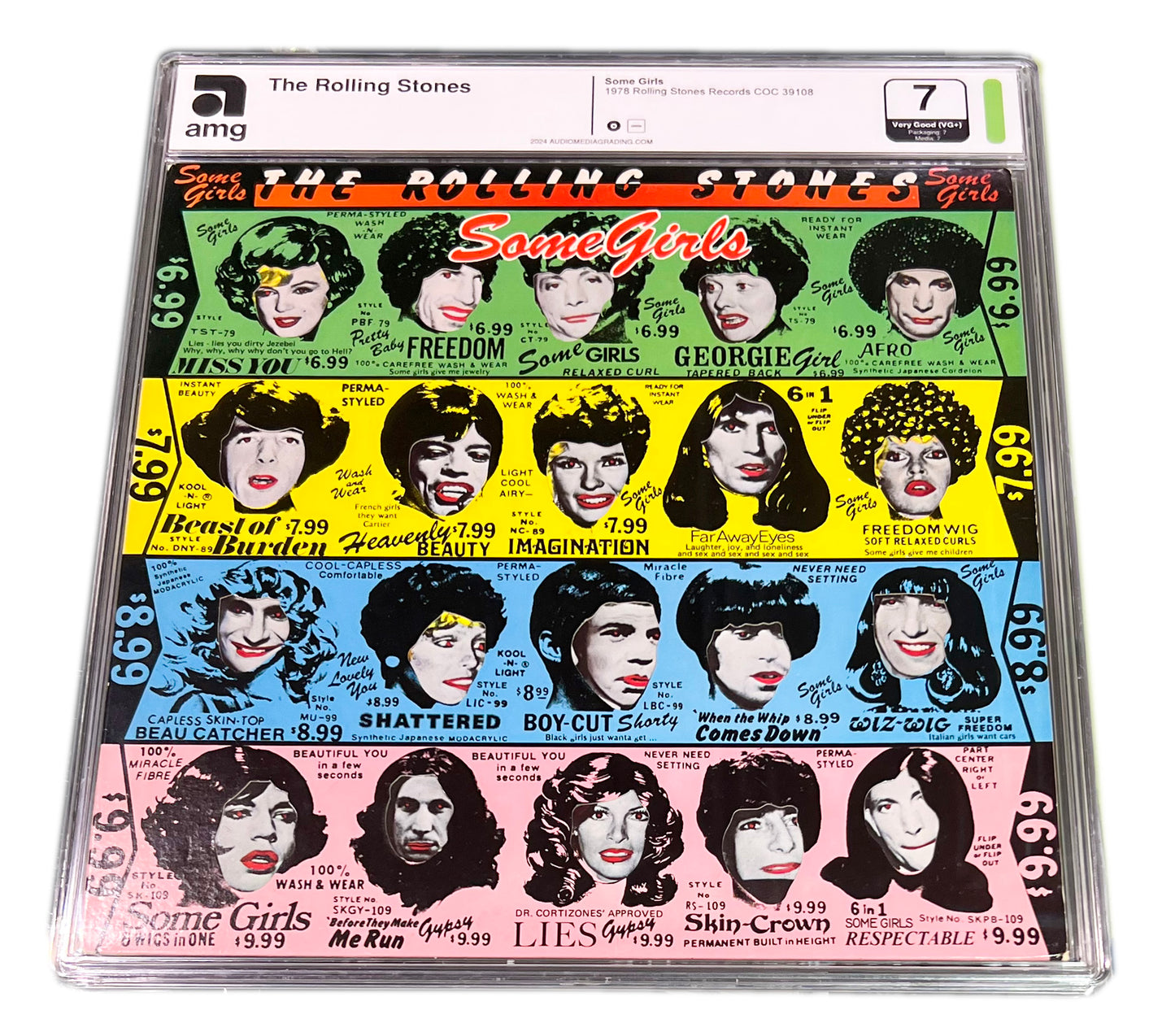 Rolling Stones - Some Girls - First Version Die Cut