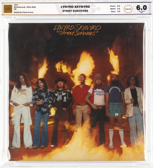 Lynyrd Skynyrd – Street Survivors 1977 | MCA Records | Original Flame Cover Factory Sealed – VMG Grade 6.0